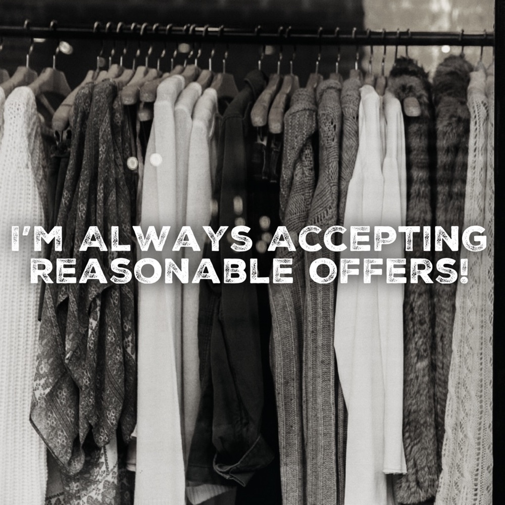 Reasonable Offers Only! ✌🏼